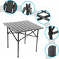 MESA PLEGABLE NEGRA 50X50X53