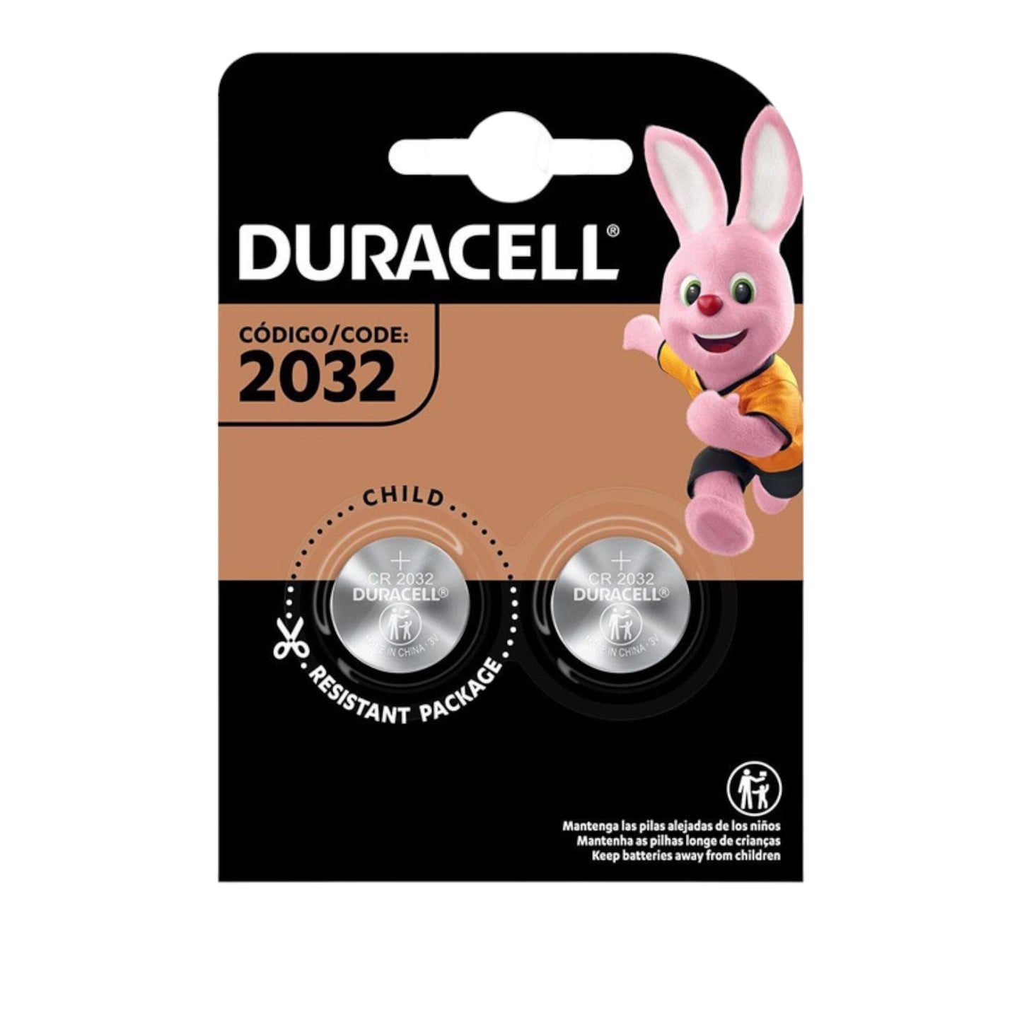 PILA BOTÓN DURACELL CR2032