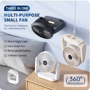 VENTILADOR PORTATIL PORTATIL USB FV-0027-3