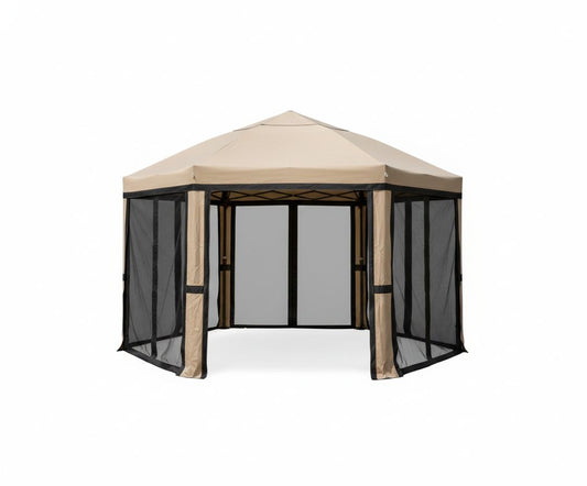 TOLDO CON MOSQUITERO – HEXAGONAL – 4M x 2.65M