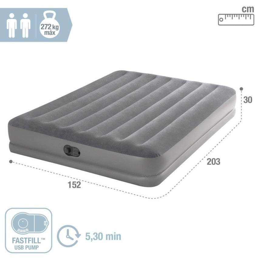 COLCHON INFLABLE INTEX PRESTIG STANDAR 152X203X30 64114