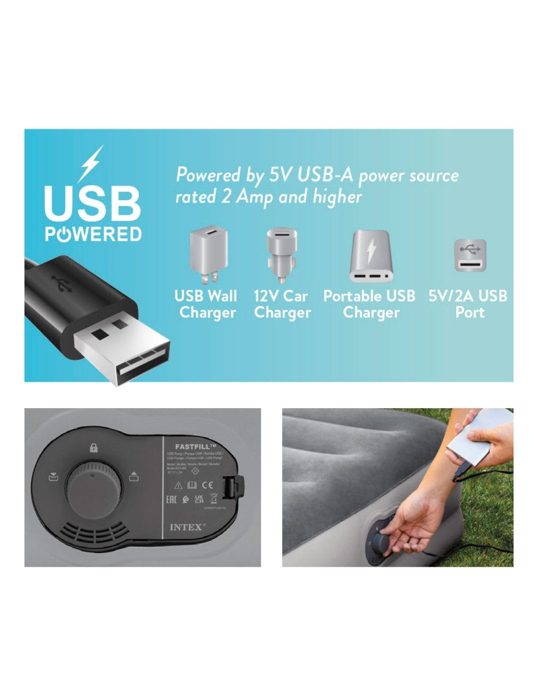 COLCHON INFLABLE INTEX 99x191x36 cm