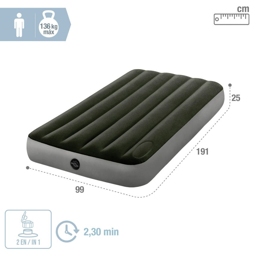 COLCHON INFLABLE INTEX 99x1.91x25cm