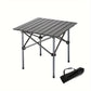 MESA PLEGABLE NEGRA 50X50X53