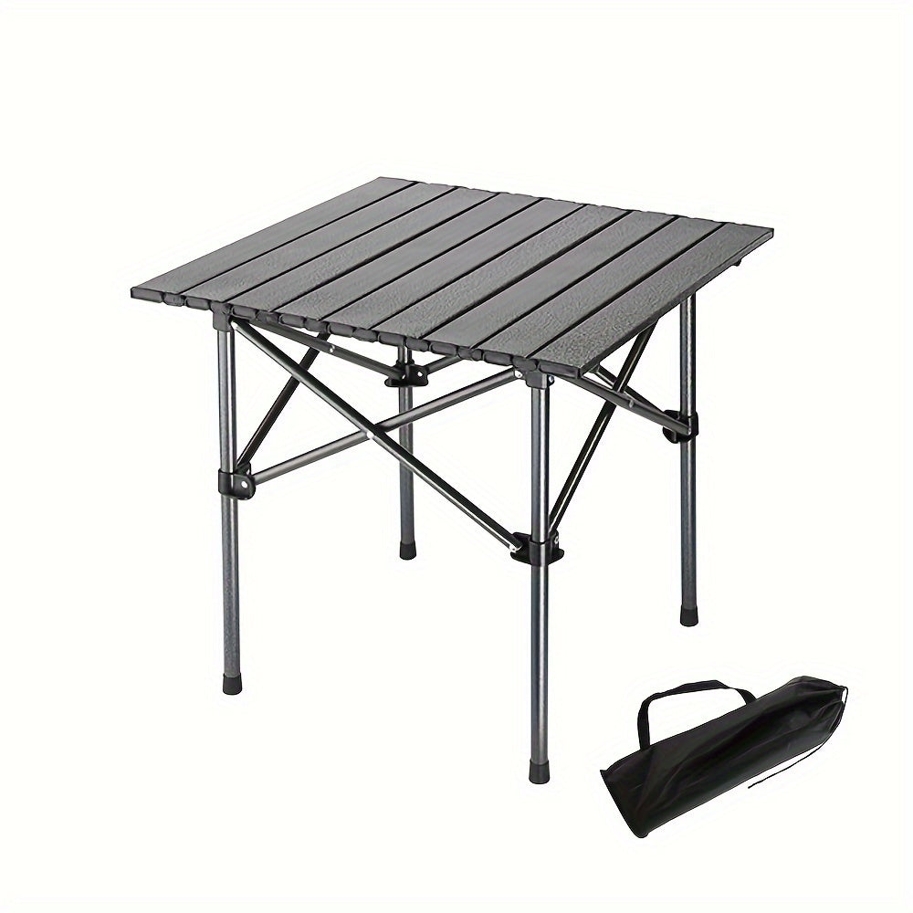 MESA PLEGABLE NEGRA 50X50X53