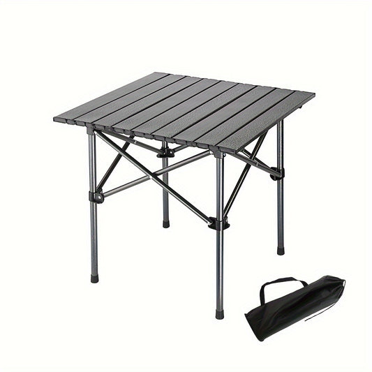 MESA PLEGABLE NEGRA 50X50X53