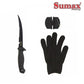 CUCHILLO FILETEADOR SUMAX 6.5" CON GUANTE Y AFILADOR