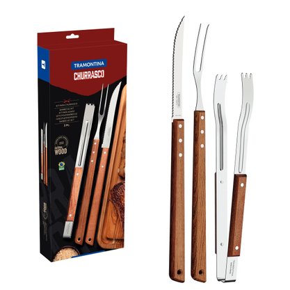 KIT PARA ASADO TRAMONTINA 3 PIEZAS