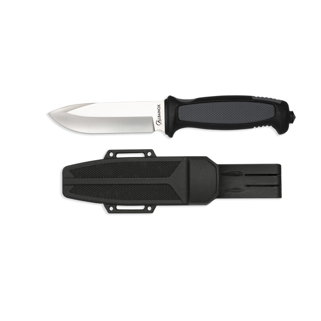 CUCHILLO ALBAINOX 11CM-NEGRO/GRIS 32667
