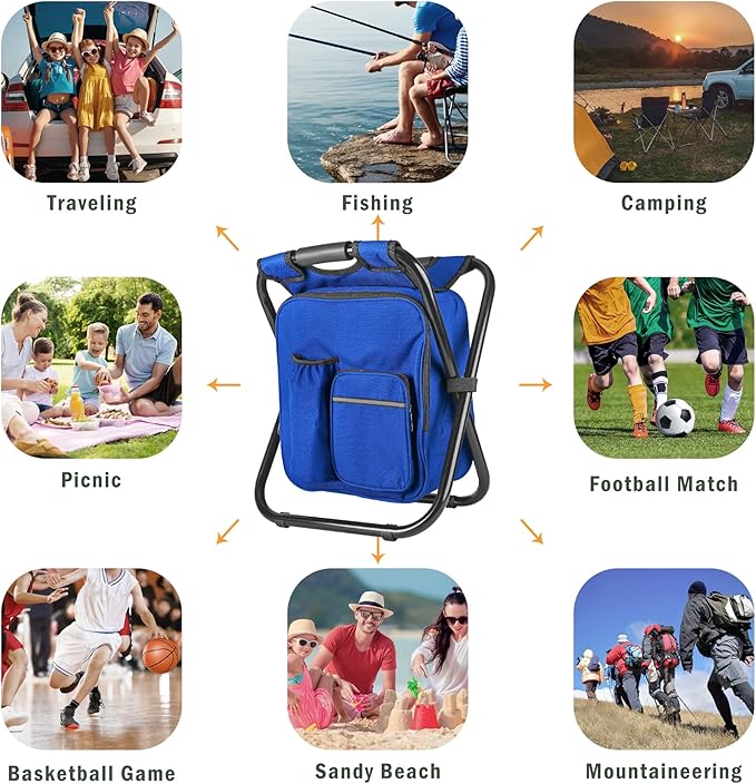 MOCHILA TERMICA CON SILLA PLEGABLE