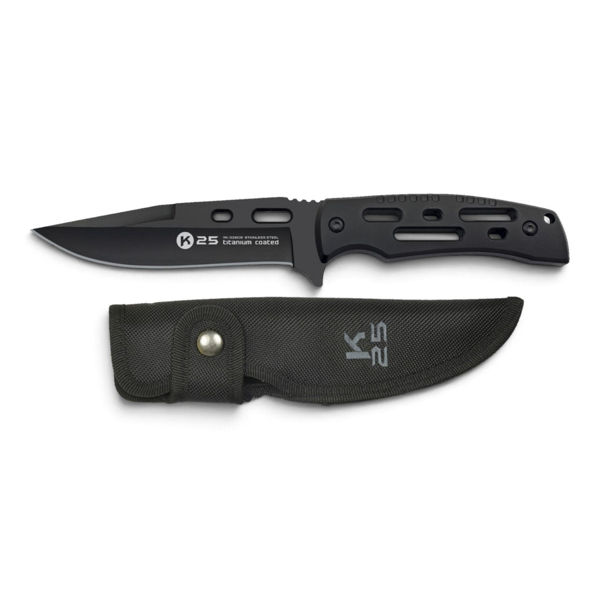 CUCHILLO ALBAINOX K25 13CM-NEGRO 32609