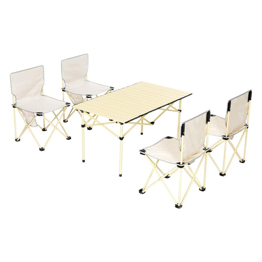 JUEGO 4 SILLAS C/ MESA 90X25X50