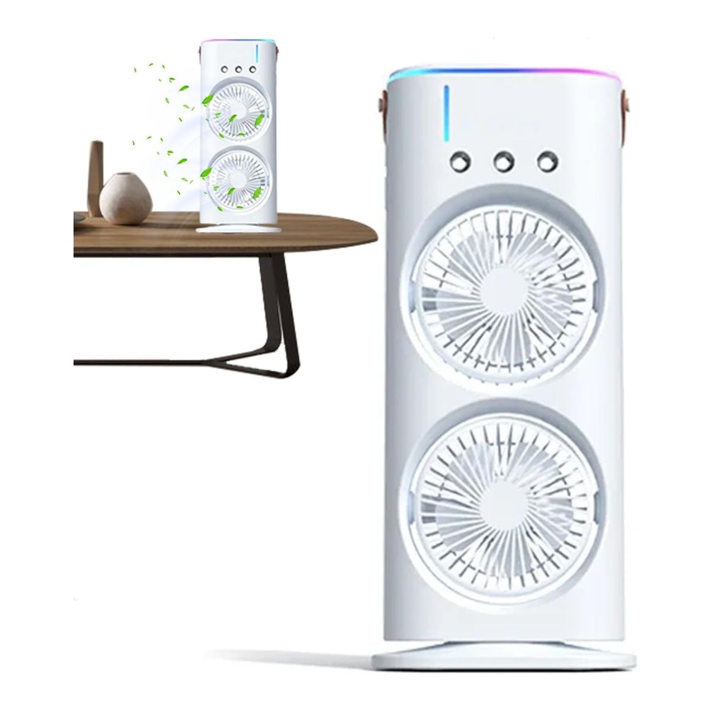 VENTILADOR GIRATORIO CON ROCIADOR