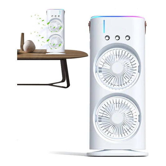 VENTILADOR GIRATORIO CON ROCIADOR