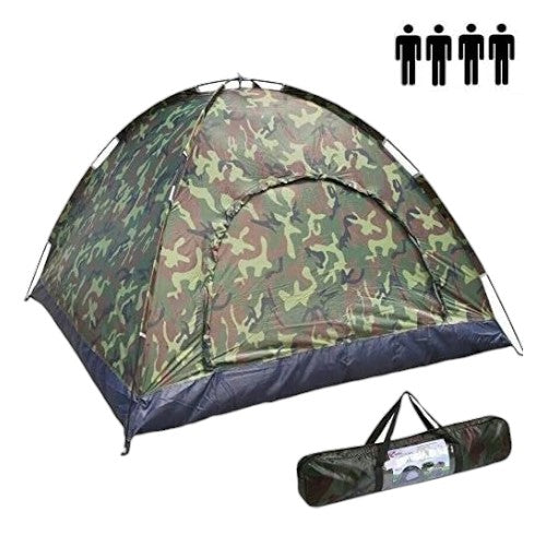 CARPA CAMUFLADA P/4 PERSONAS 200X200X130CM