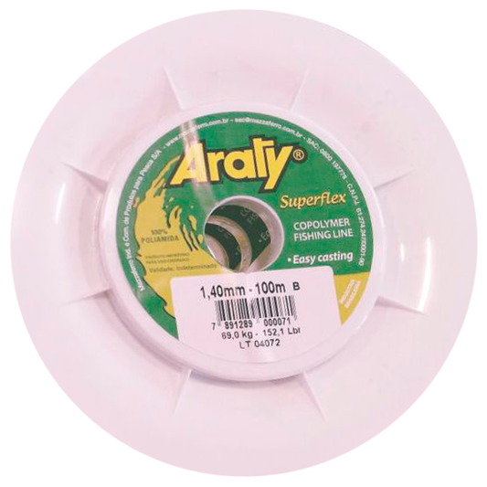 Hilo de pesca ARATY Superflex monofilamento 0.70 mm - 100Mts