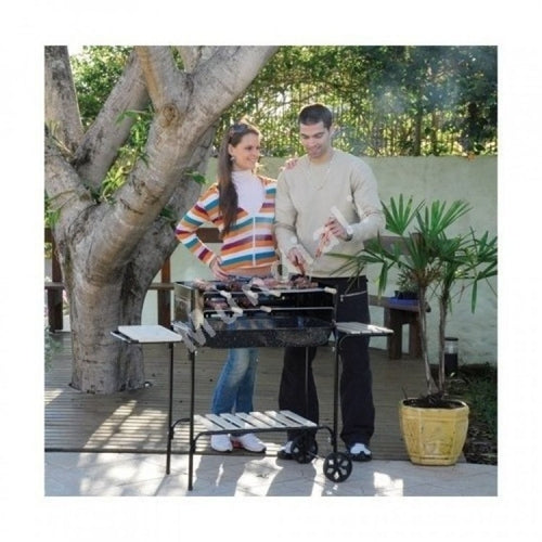 PARRILLA PORTATIL MOR RODEIO CON RUEDAS
