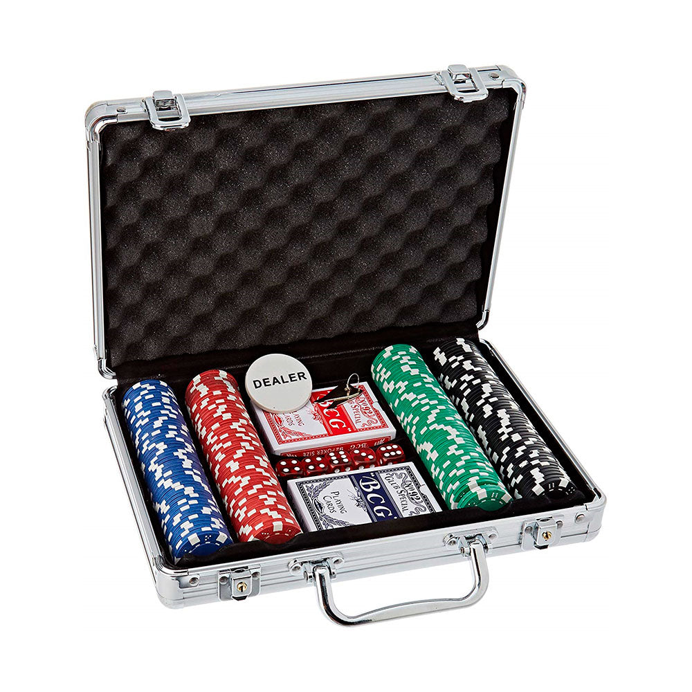SET DE 200 PIEZAS PARA JUEGO DE POKER