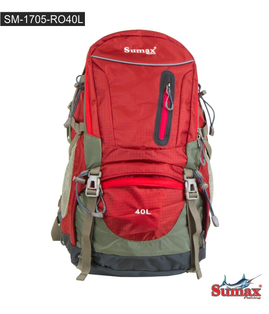 MOCHILA DE CAMPING SUMAX 40 LTS. SM-1705 A/R