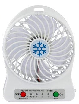 MINI VENTILADOR PORTABLE RECARGABLE